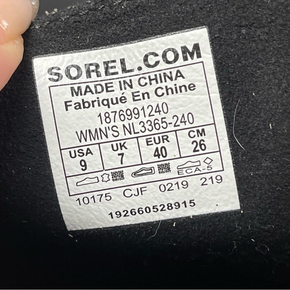 Sorel Joan Of Arctic II Zip Wedge Booties Size 9 Women - Picture 12 of 12